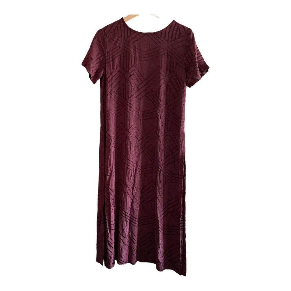Lucy love Maroon Dress High slit XS